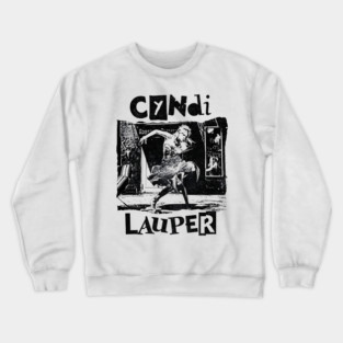 Cyndi Lauper Retro white Crewneck Sweatshirt