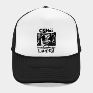 Cyndi Lauper Retro white Hat