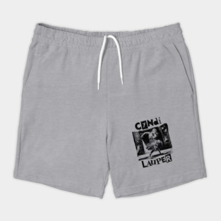 Cyndi Lauper Retro white Shorts