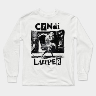 Cyndi Lauper Retro white Long Sleeve T-Shirt