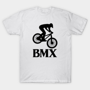BMX Rider – Black Silhouette T-Shirt