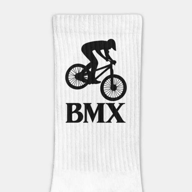 BMX Rider – Black Silhouette by Shit Post Hero