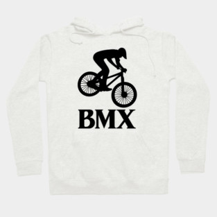 BMX Rider – Black Silhouette Hoodie