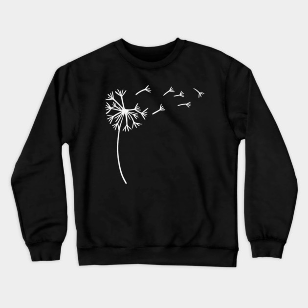 Dandelion Dreams Crewneck Sweatshirt by Shit Post Hero