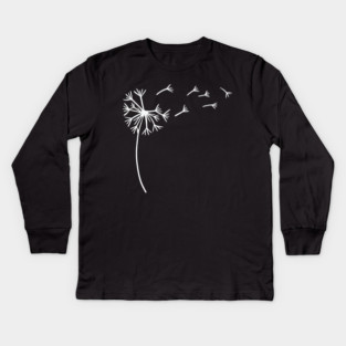 Dandelion Dreams Kids Long Sleeve T-Shirt