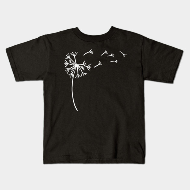 Dandelion Dreams Kids T-Shirt by Shit Post Hero