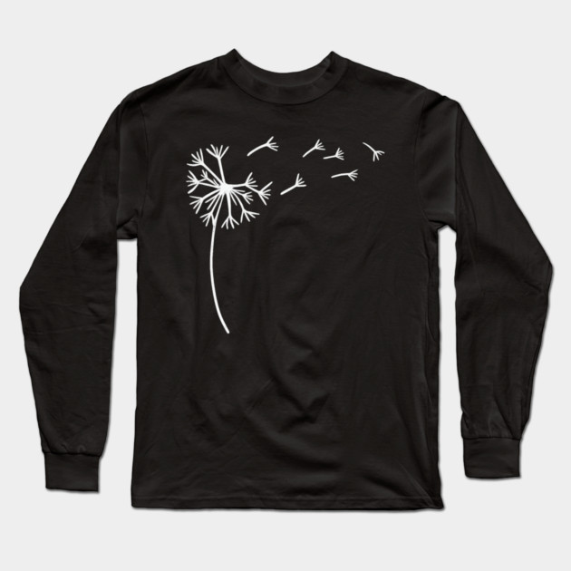 Dandelion Dreams Long Sleeve T-Shirt by Shit Post Hero