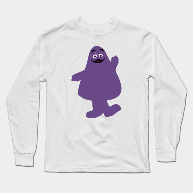 Grimace Long Sleeve T-Shirt by Shit Post Hero