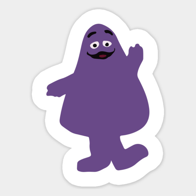 Grimace Magnet by Shit Post Hero