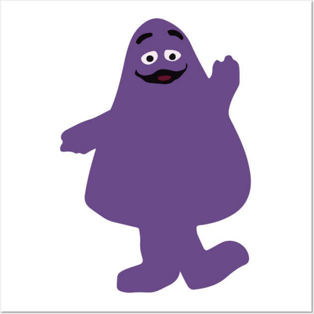 Grimace Wall Art by Shit Post Hero
