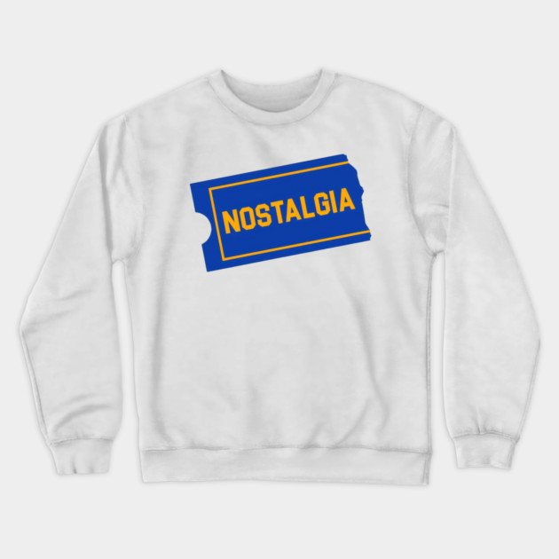 Nostalgia Ticket - Blockbuster Crewneck Sweatshirt by Shit Post Hero