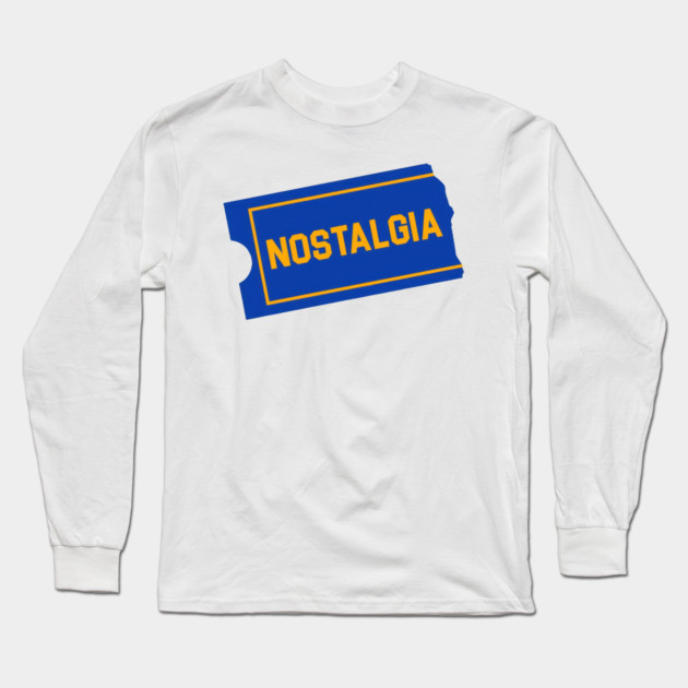 Nostalgia Ticket - Blockbuster Long Sleeve T-Shirt by Shit Post Hero