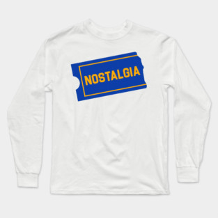 Nostalgia Ticket - Blockbuster Long Sleeve T-Shirt
