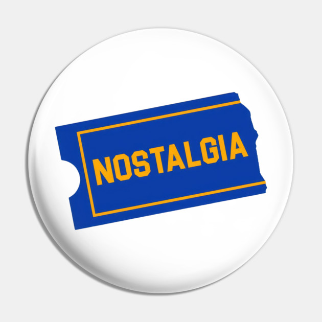 Nostalgia Ticket - Blockbuster Pin by Shit Post Hero