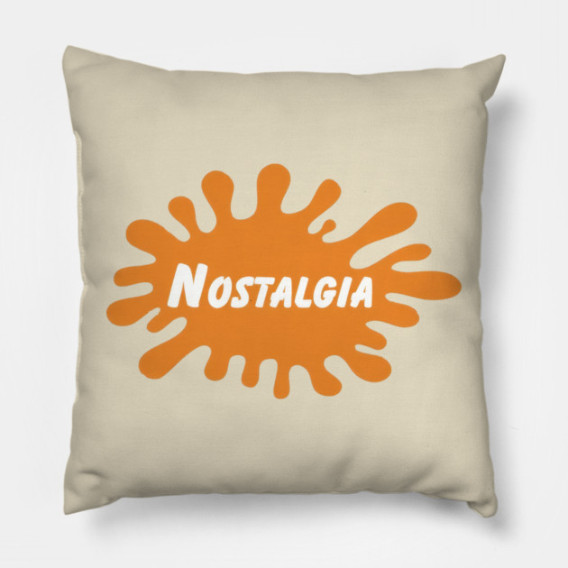 Nostalgia Nickelodeon Pillow by Shit Post Hero