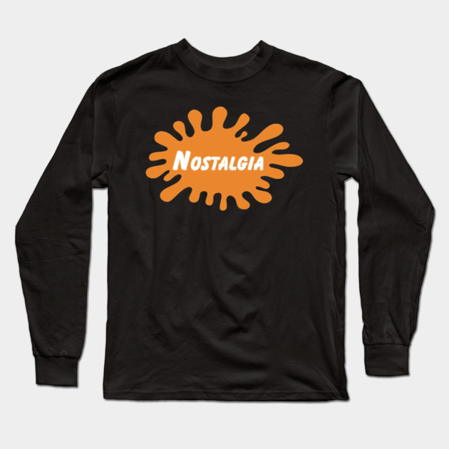 Nostalgia Nickelodeon Long Sleeve T-Shirt by Shit Post Hero