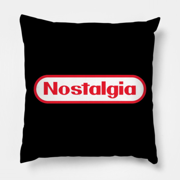 Nostalgia – Retro Game Console Style Pillow by Shit Post Hero