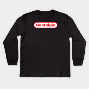 Nostalgia – Retro Game Console Style Kids Long Sleeve T-Shirt