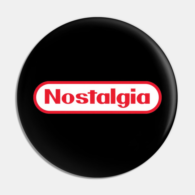 Nostalgia – Retro Game Console Style Pin by Shit Post Hero