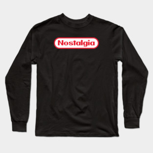 Nostalgia – Retro Game Console Style Long Sleeve T-Shirt