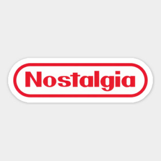 Nostalgia – Retro Game Console Style Sticker