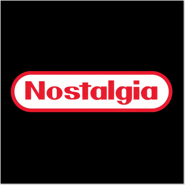 Nostalgia – Retro Game Console Style Wall Art by Shit Post Hero