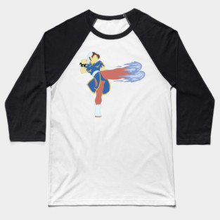 Minimalist Chun-Li Baseball T-Shirt
