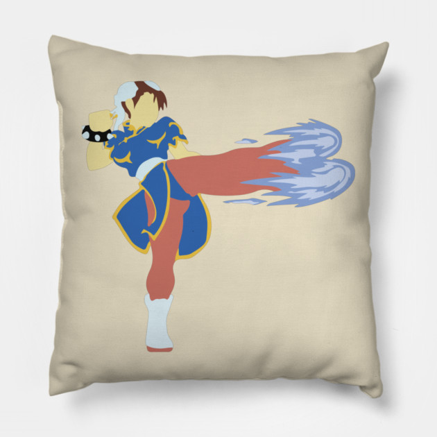 Minimalist Chun-Li Pillow by Shit Post Hero