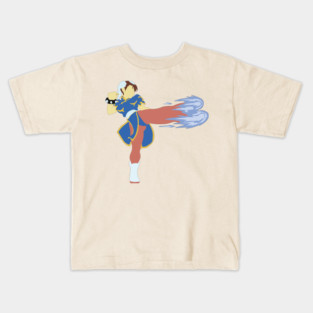 Minimalist Chun-Li Kids T-Shirt