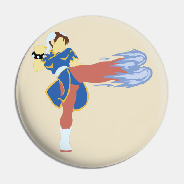 Minimalist Chun-Li Pin by Shit Post Hero