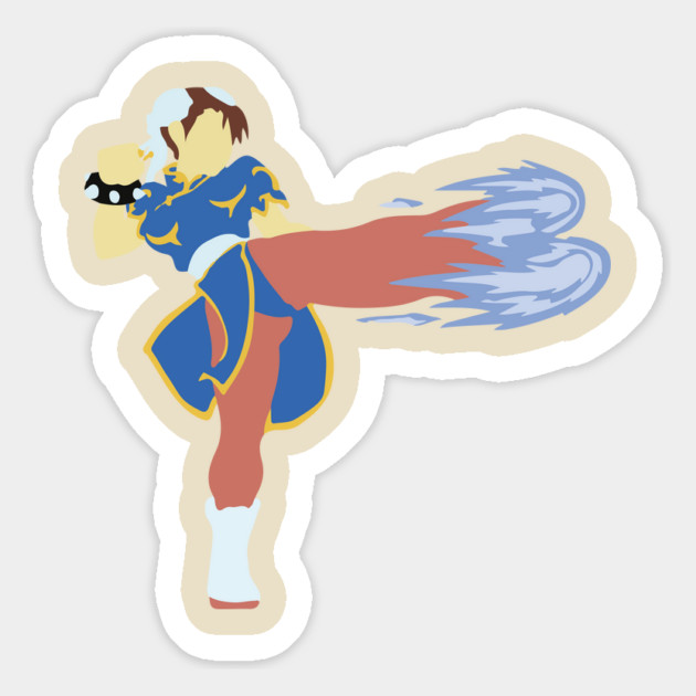 Minimalist Chun-Li Magnet by Shit Post Hero