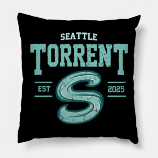 PWHL Seattle Torrent Women’s Ice Hockey 2025 Pillow