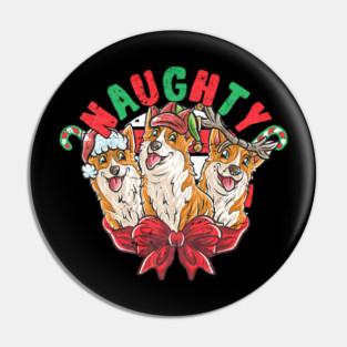 Corgi Santa Claus Elf Reindeer Christmas Dog Pin