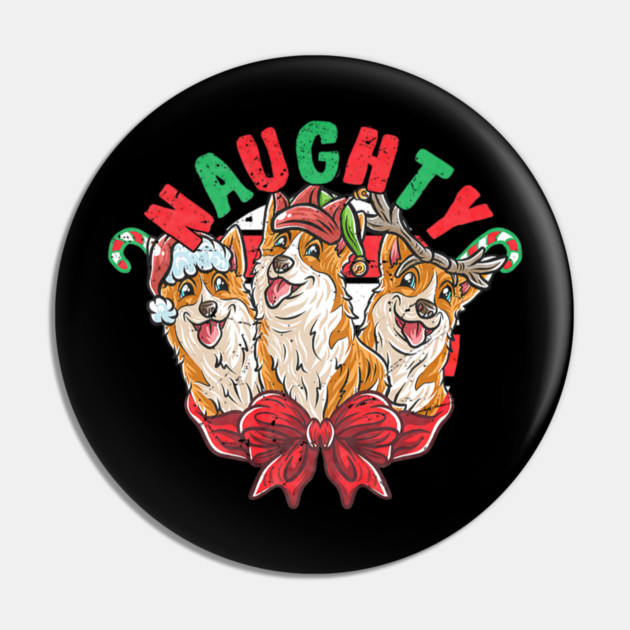 Corgi Santa Claus Elf Reindeer Christmas Dog Pin by yangho