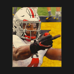 Jeremiah Smith Middle Finger Michigan Fan