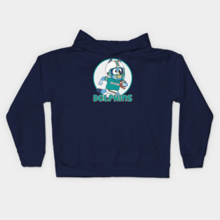 Bluey Miami Dolphins Game Day M10174 Kids Hoodie