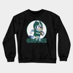 Bluey Philadelphia Eagles Game Day M10193 Crewneck Sweatshirt
