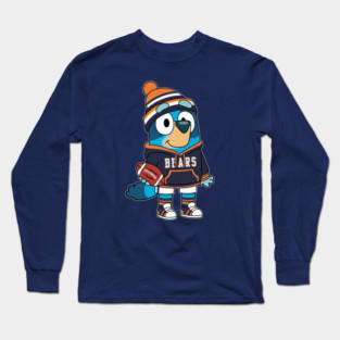 Bluey Chicago Bears M10155 Long Sleeve T-Shirt
