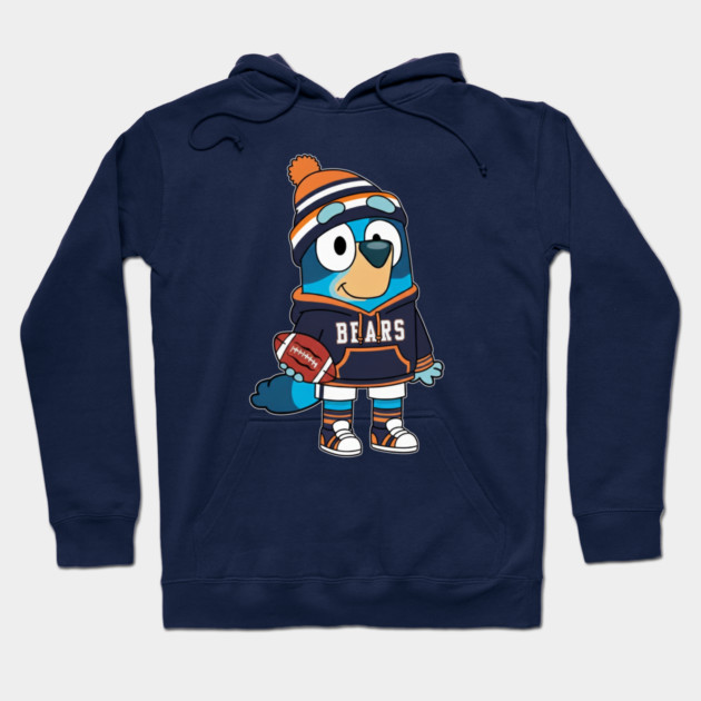 Bluey Chicago Bears M10155 Hoodie by noah garcia