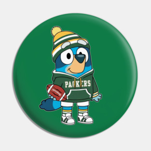 Bluey Green Bay Packers M10161 Pin