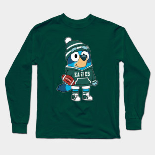 Bluey Philadelphia Eagles M10163 Long Sleeve T-Shirt