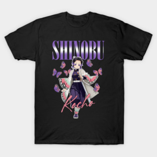 shinobu - Demon Slayer: Kimetsu no Yaiba Shinobu Kocho Swift Butterfly T-Shirt
