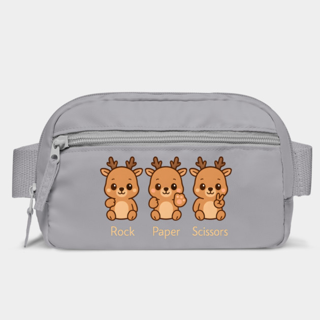 Cute Reindeer Rock Paper Scissors Cartoon – Funny Animal Gift Graphic by MakerMind8.2