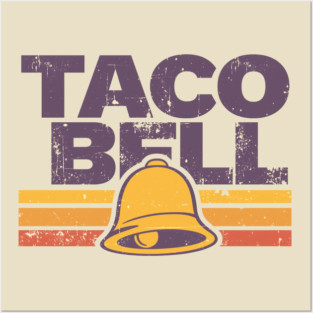 Vintage Taco Bell Fan Gift Posters and Art