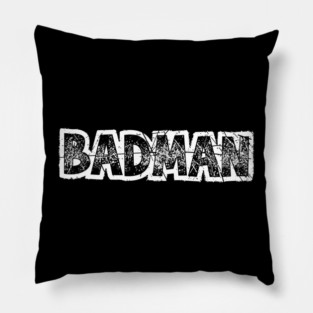 Dragon Ball Z Vegeta BADMAN Pink Shirt Funny Pillow