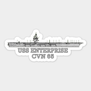 USS Enterprise CVN 65 Sticker