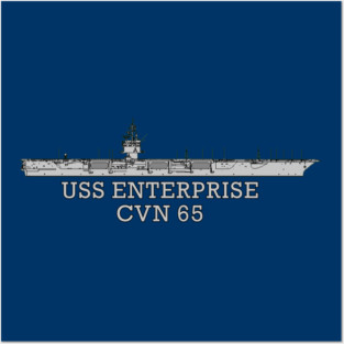 USS Enterprise CVN 65 Posters and Art