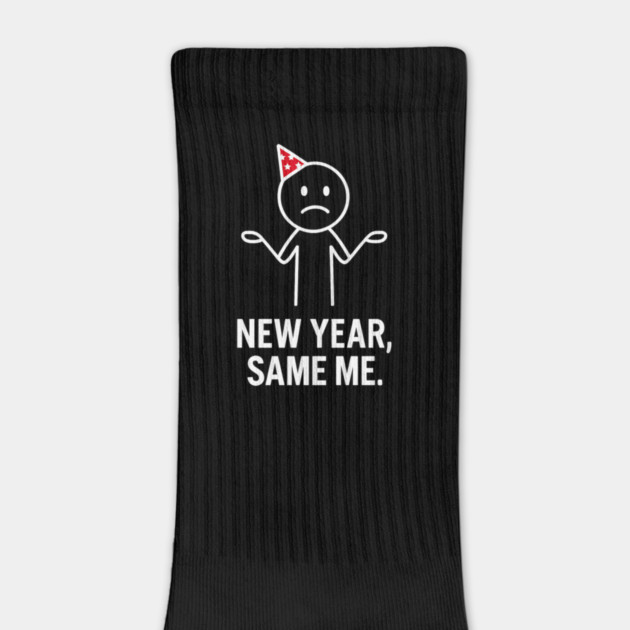 New Year Same Me Shirt | Funny New Year Tee by Anne Lee