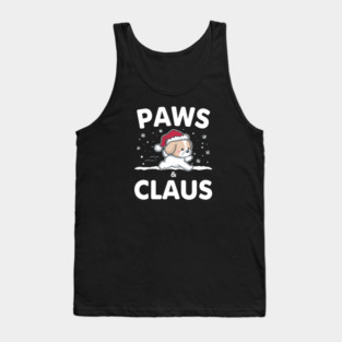 Paws & Claus Jumping Puppy Christmas Tank Top