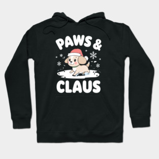 Paws & Claus Cute Christmas Dog Hoodie